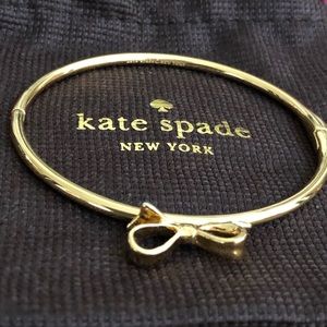 Kate Spade Gold Bow Bangle Bracelet